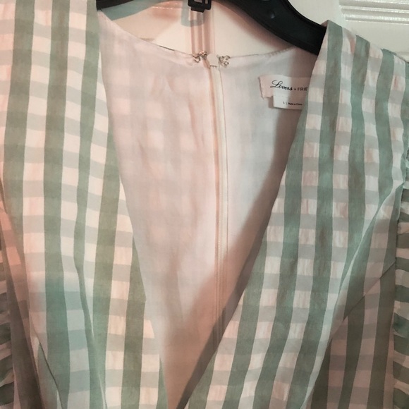 Lovers + Friends Jill Romper Sage Green - Picture 6 of 9